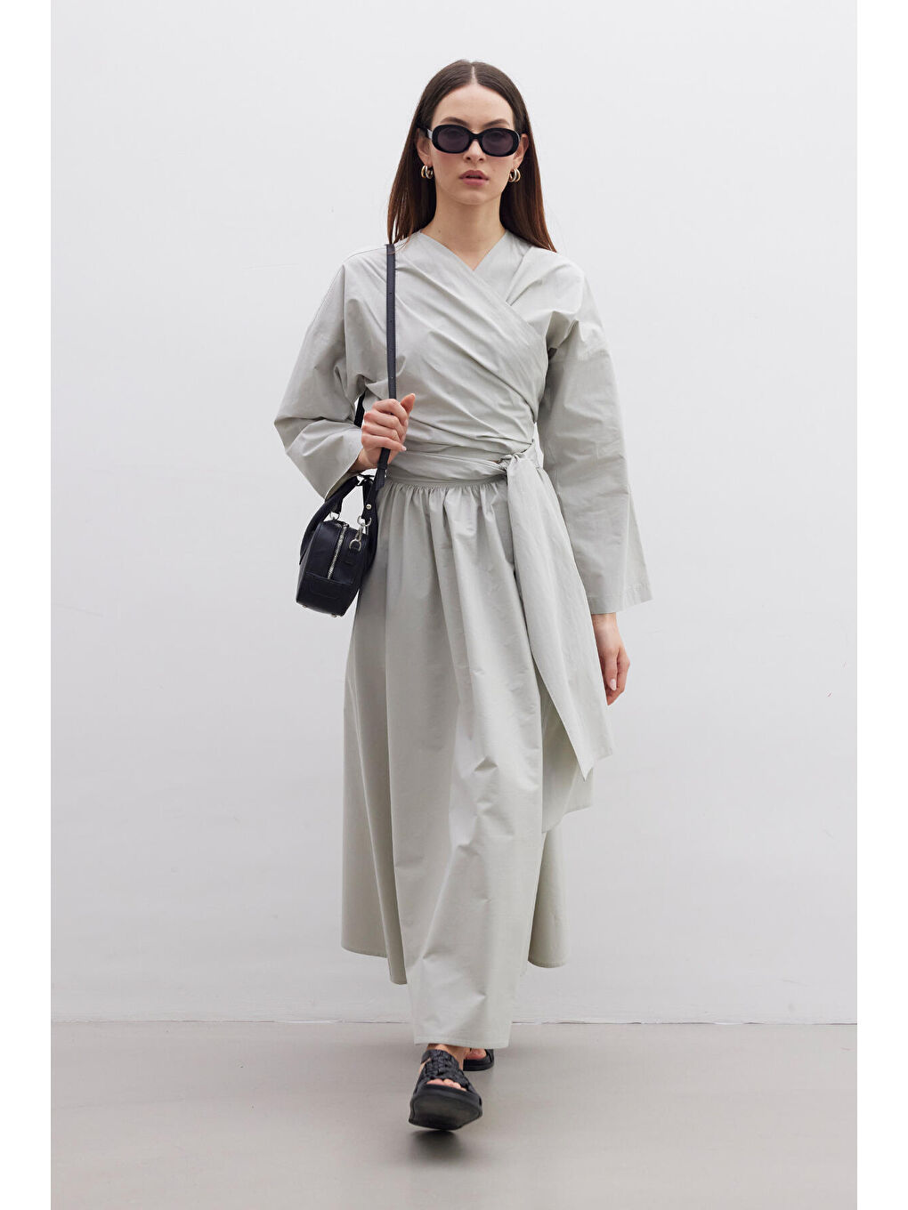 Kimono Tarz Premium Gömlek Yeşil-1