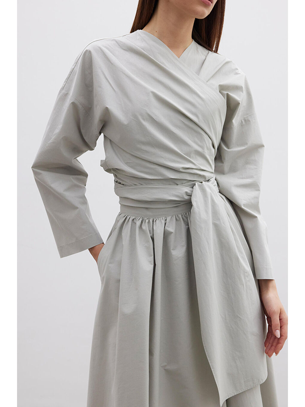 Kimono Tarz Premium Gömlek Yeşil-4