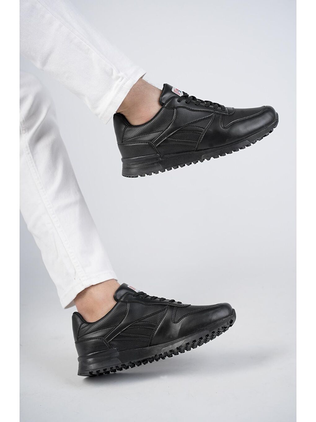 Siyah Blake Unisex Ortopedik Günlük  Yürüyüş Koşu Sneaker Spor Ayakkabı