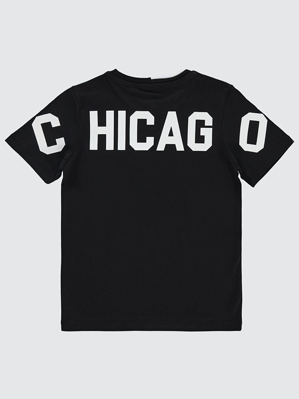 Boys Erkek Çocuk Tişört 6-9 Yaş Siyah-1