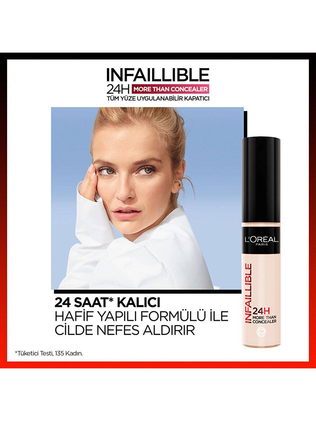 L'Oreal Paris Nude Infaillible Tüm Yüze Uygulanabilir Kapatıcı 326 Vanilla - 1