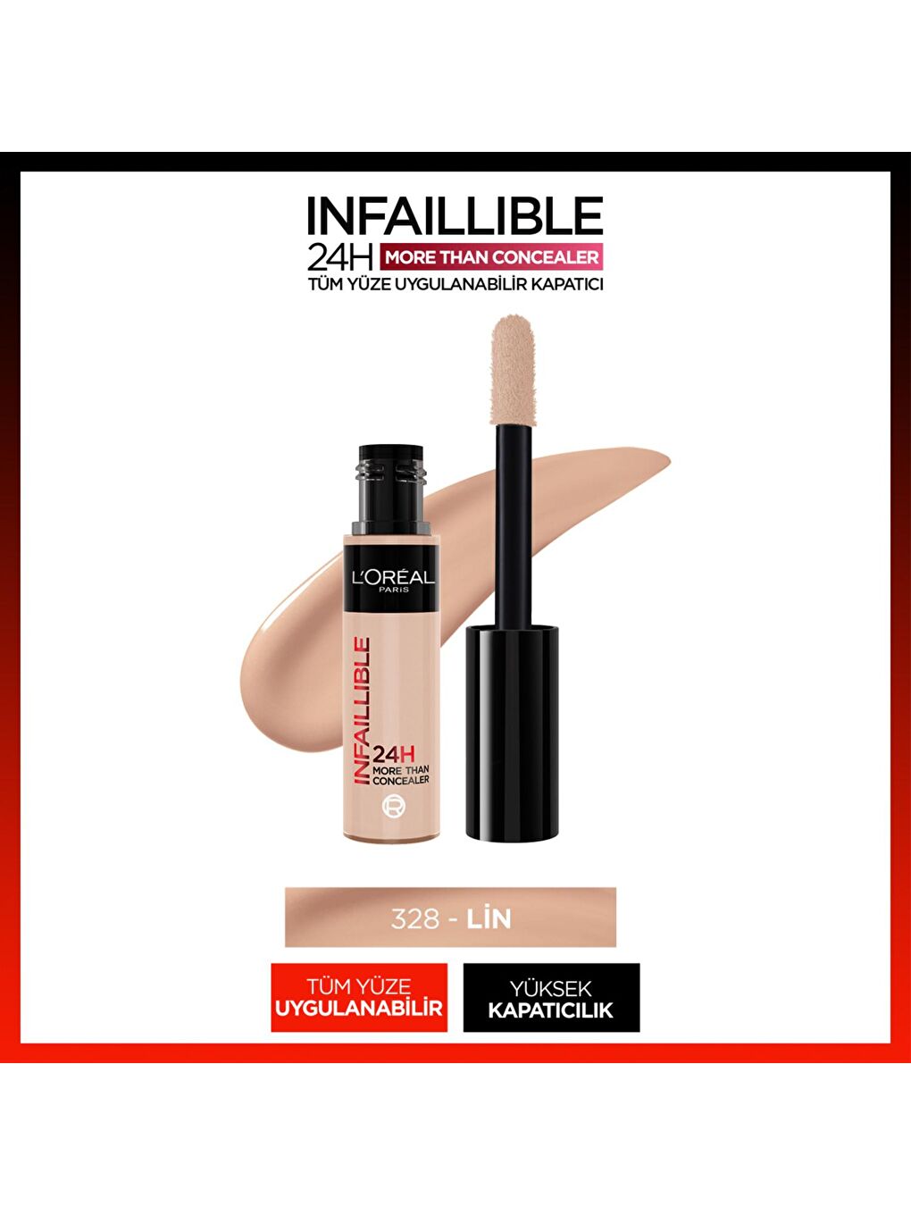 Infaillible Tüm Yüze Uygulanabilir Kapatıcı 328 Lin