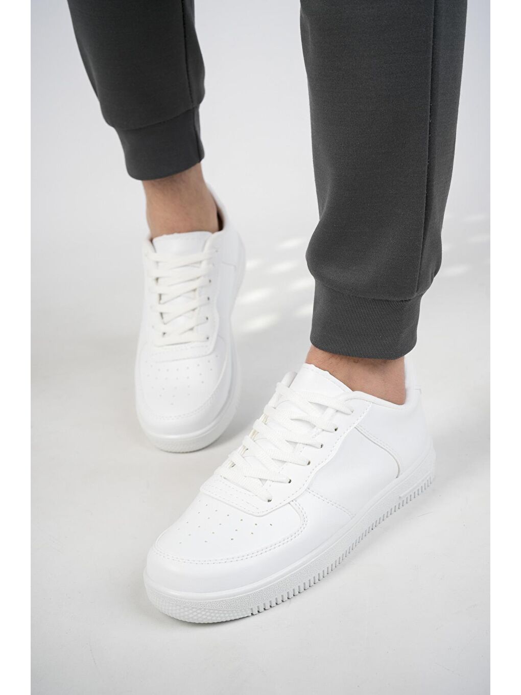 Beyaz SVT01 Unisex  Sneaker Ayakkabı-4