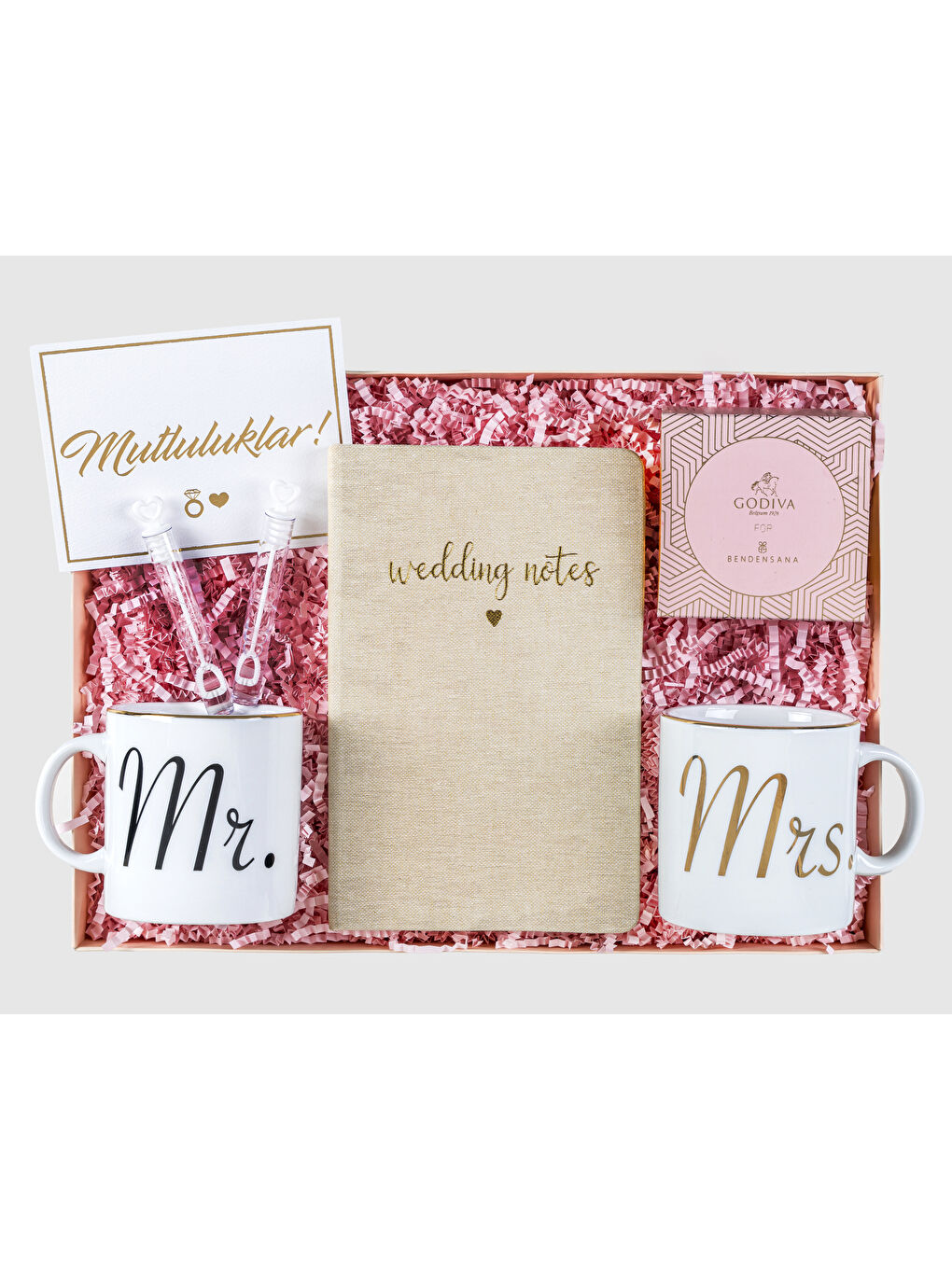 Pembe Ömür Boyu Mutluluklar Hediye Kutusu