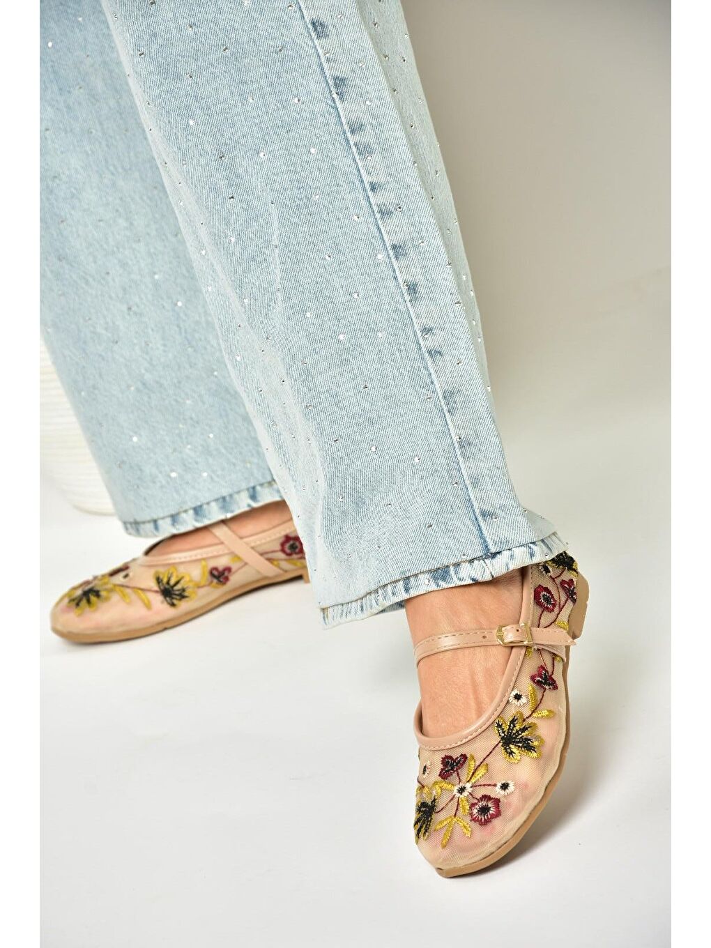 Bej U2678532 Ten Kadın Babet-2