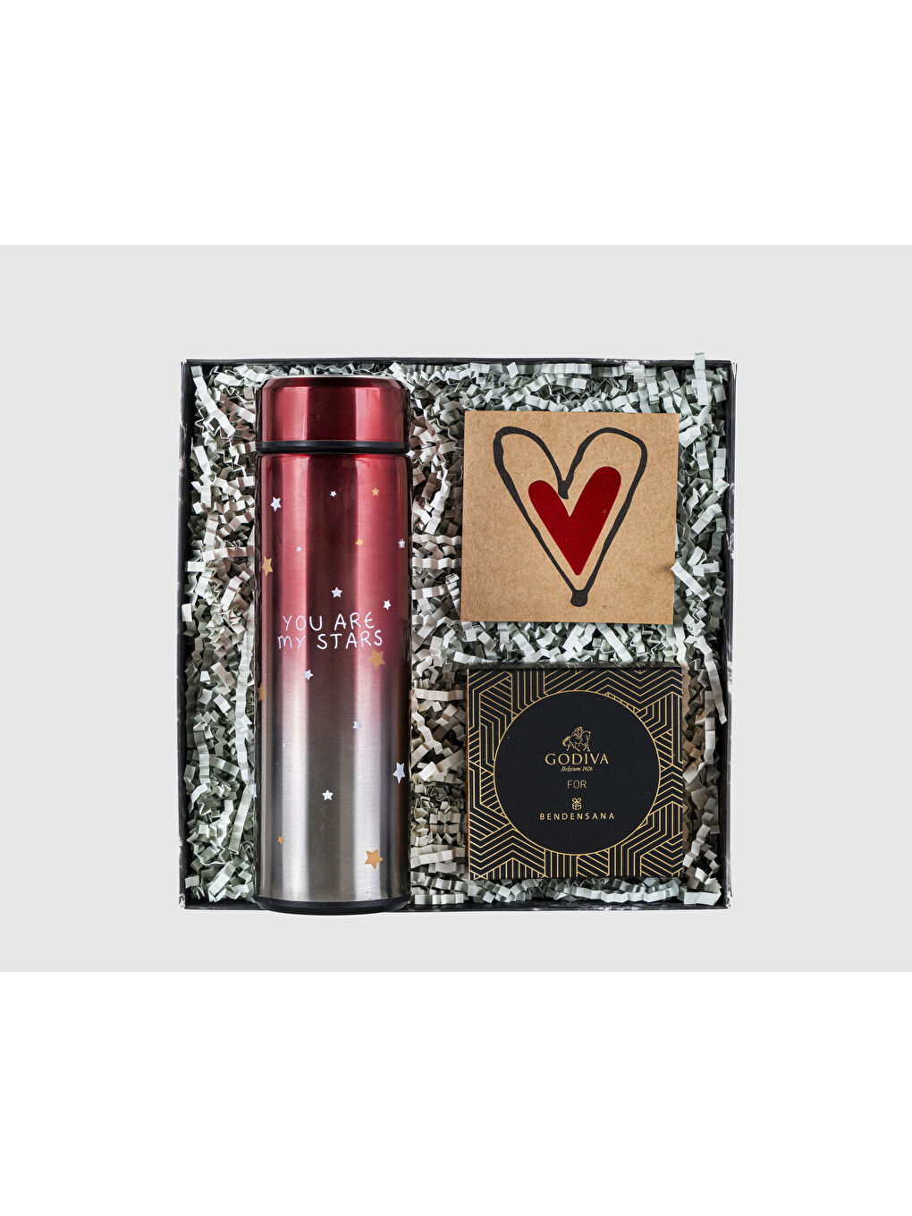 Siyah Kalbimin Yıldızısın Hediye Kutusu