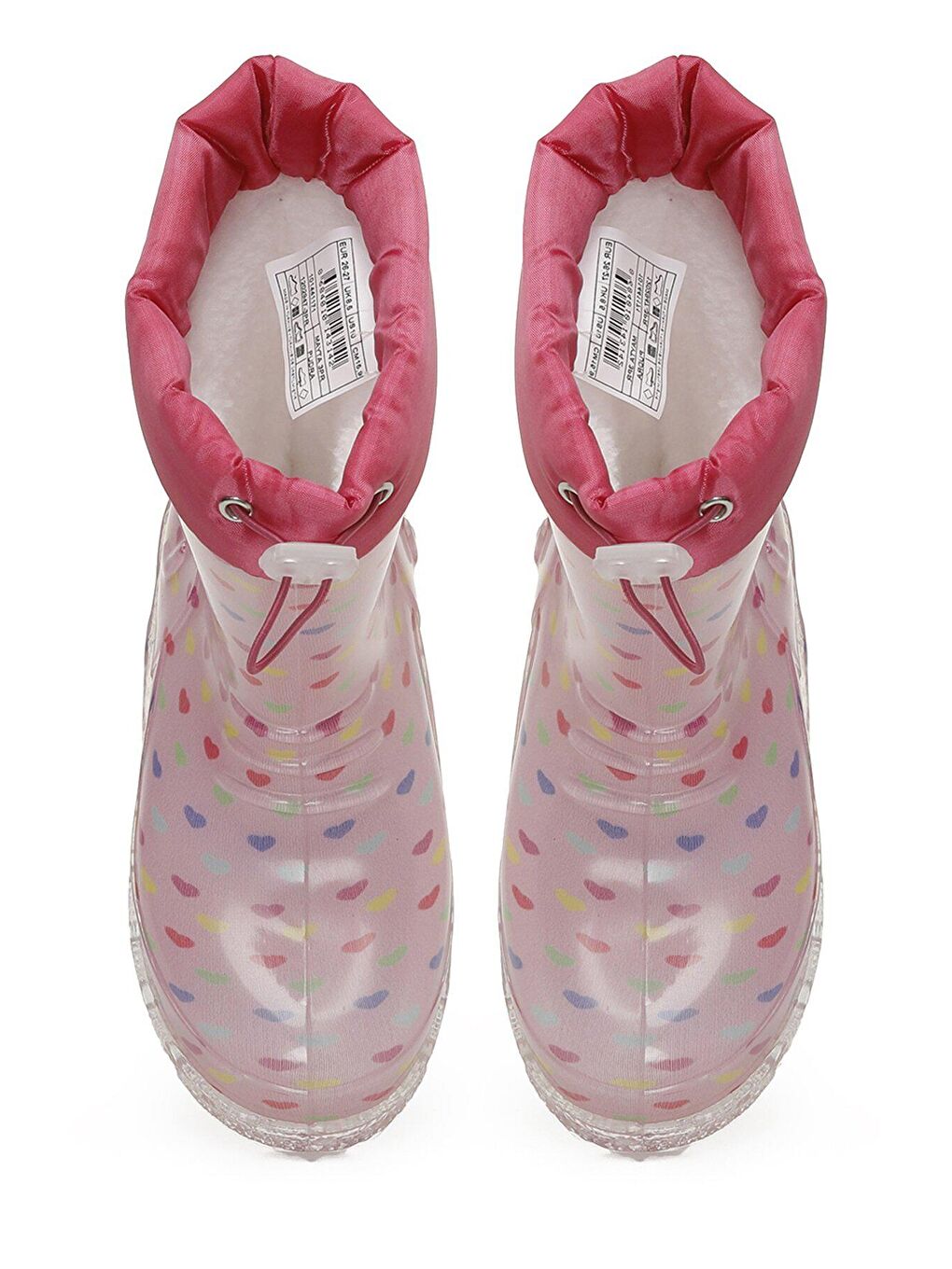 Pembe MAYTA 3PR Pudra Kız Çocuk Yağmur Çizmesi-3