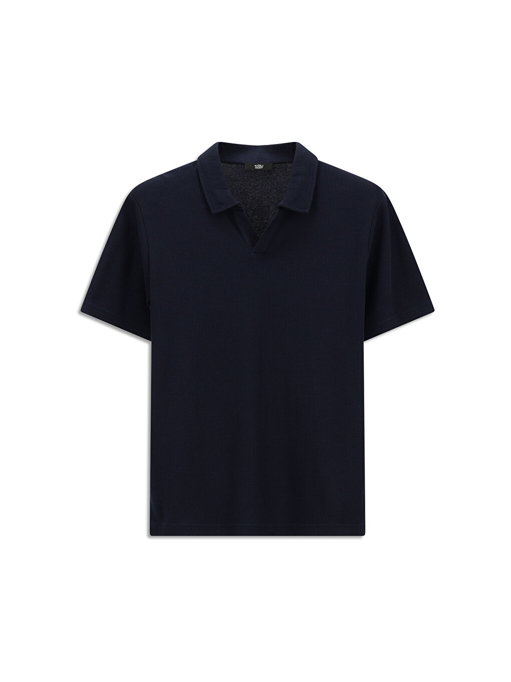 Lacivert Regular Fit Pamuklu Polo Yaka Tişört-5