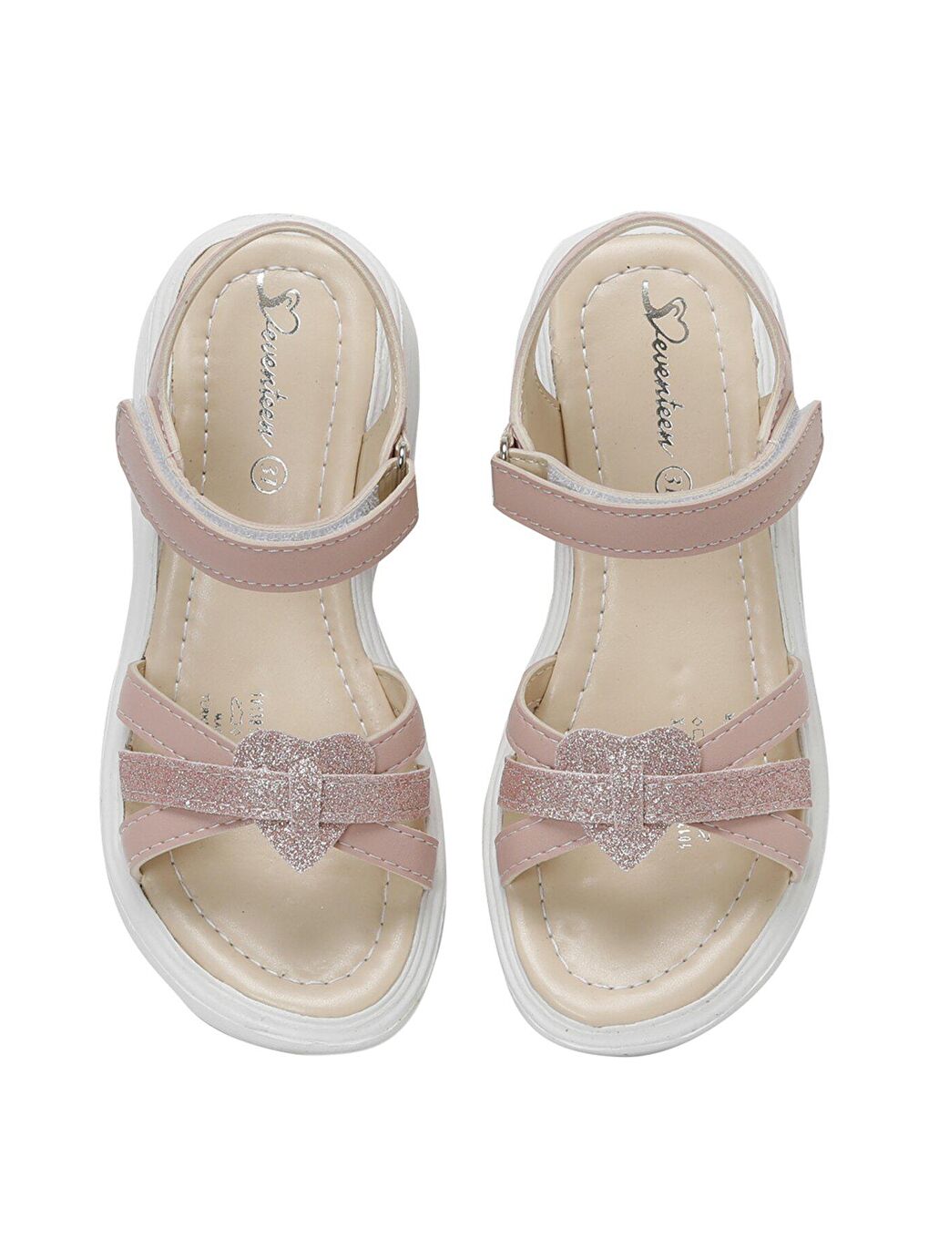 Pembe VEGA 3FX Pudra Kız Çocuk Sandalet-3