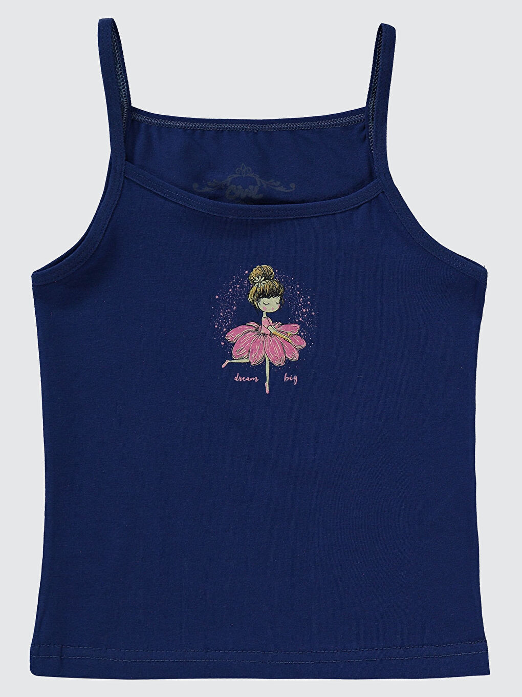 Girls Kız Çocuk 2'li Atlet 2-10 Yaş Lacivert-1