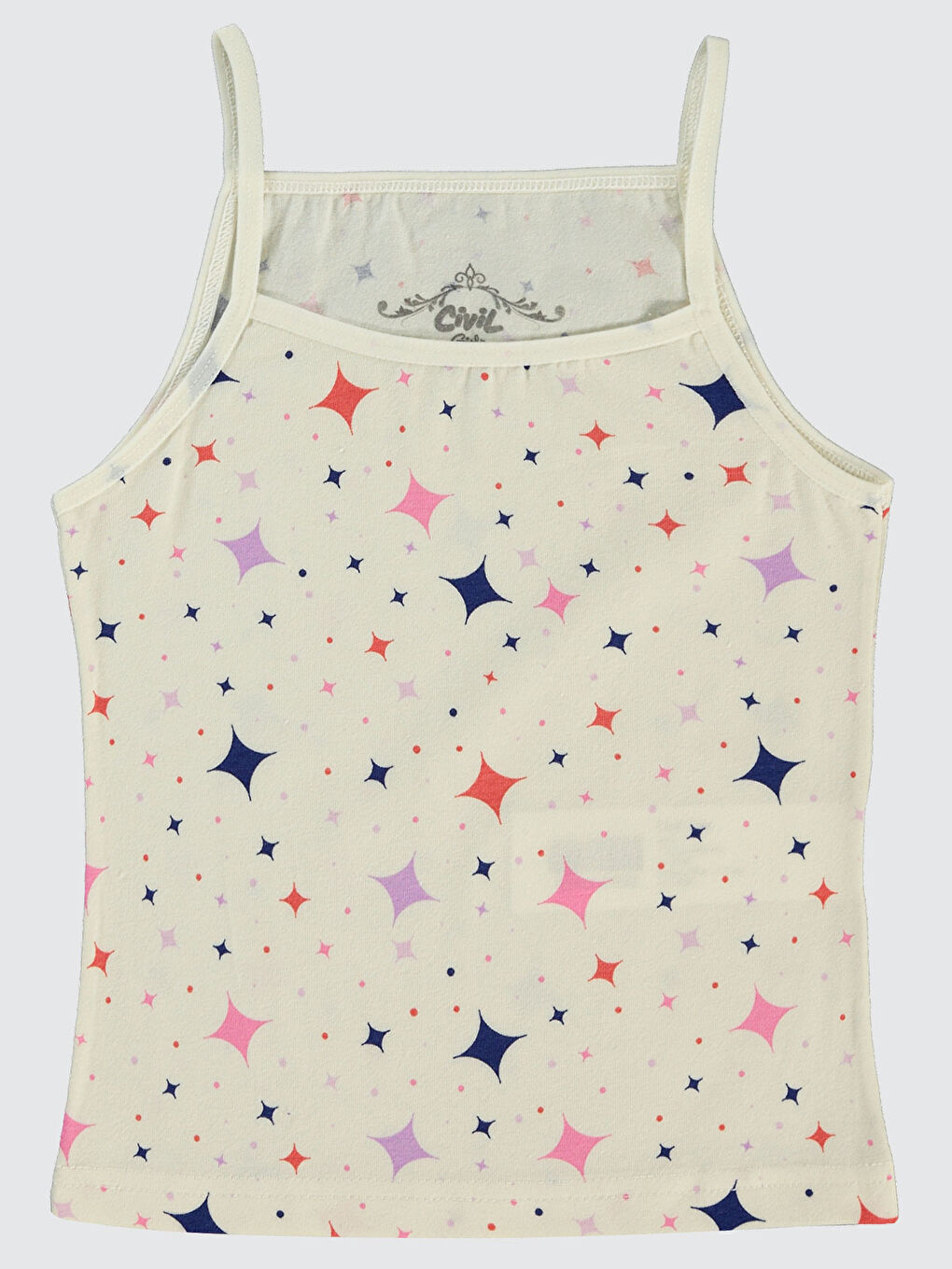 Girls Kız Çocuk 2'li Atlet 2-10 Yaş Lacivert-2