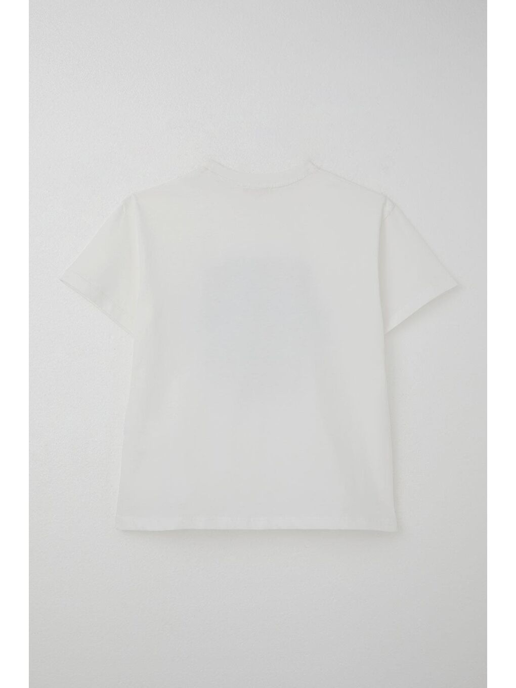 Erkek Çocuk Şortlu Takım Yazı Baskılı Kargo Cepli Beyaz (8 Yaş)-8