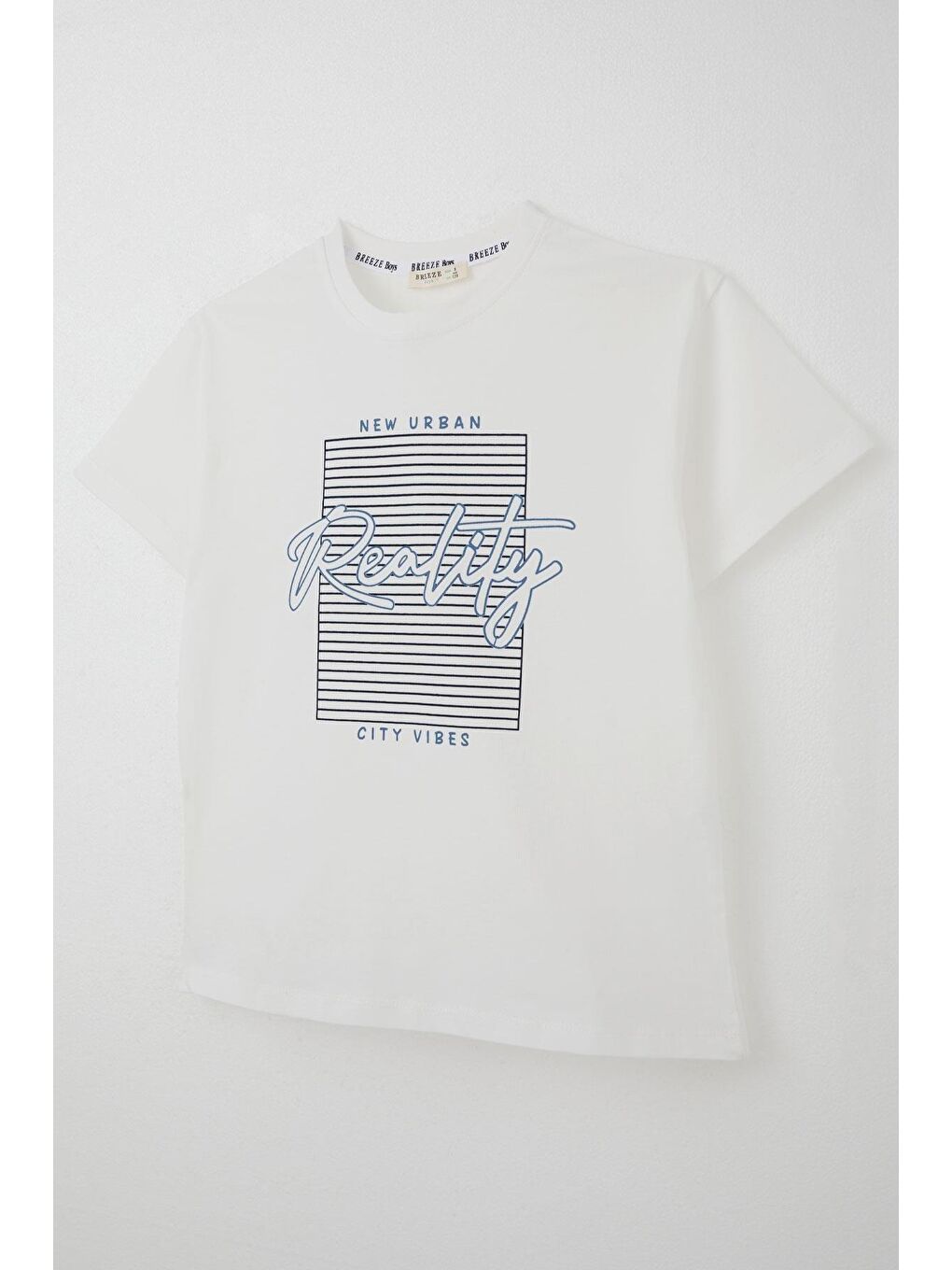 Erkek Çocuk Şortlu Takım Yazı Baskılı Kargo Cepli Beyaz (8 Yaş)-10