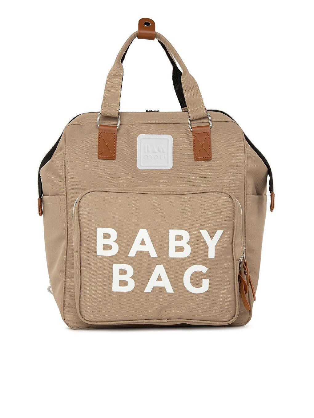 Bagmori Baby Bag Baskılı Cepli Anne Bebek Bakım Sırt Çantası