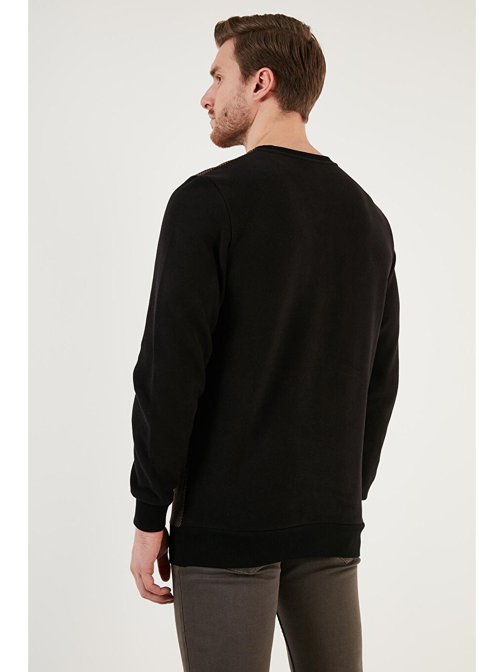 Buratti Kahverengi Pamuklu Regular Fit Bisiklet Yaka Erkek Sweatshirt 5905041 - 4