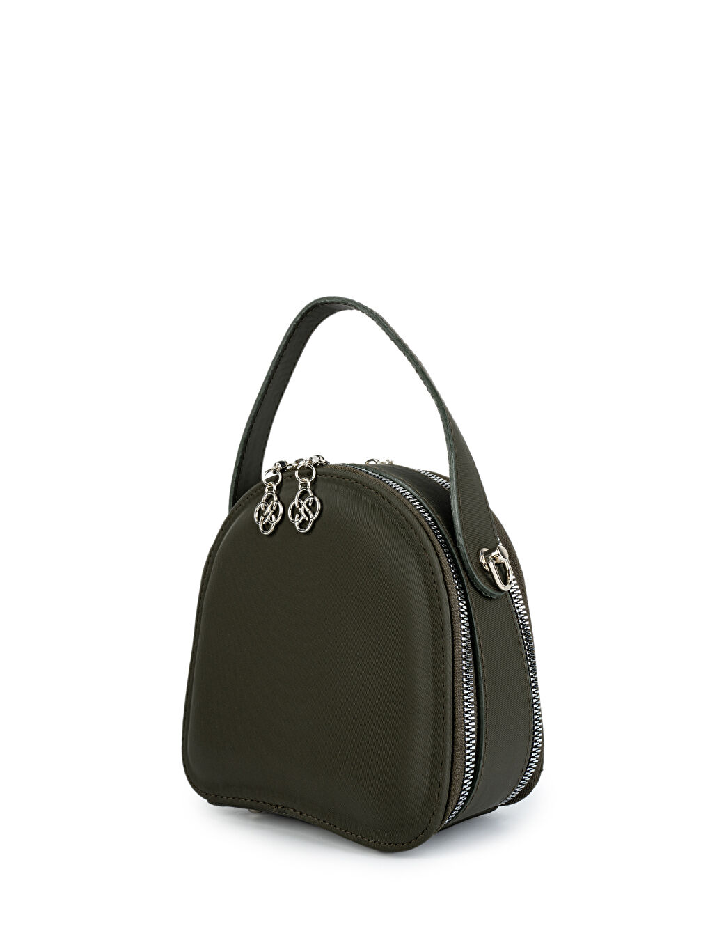 Paraşüt Kumaş Kadın Çapraz Çanta Eftell Haki-3