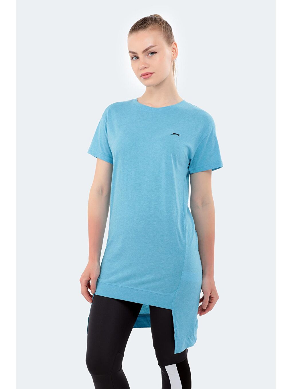 SLAZENGER Mavi MINATO Kadın T-Shirt Mavi