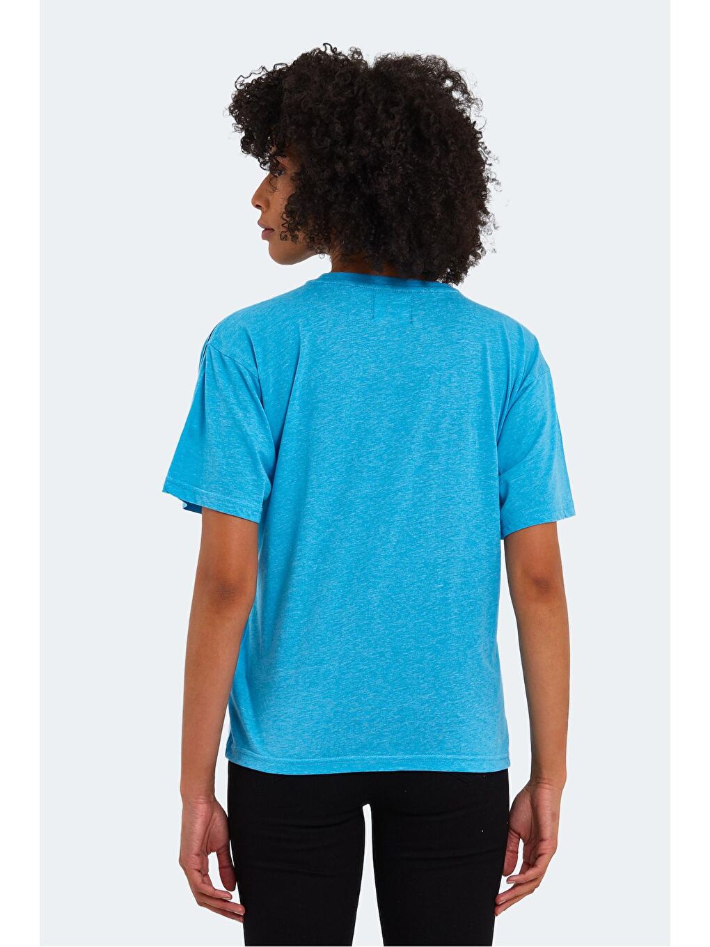 MOYNA Kadın Tişört Mavi-1