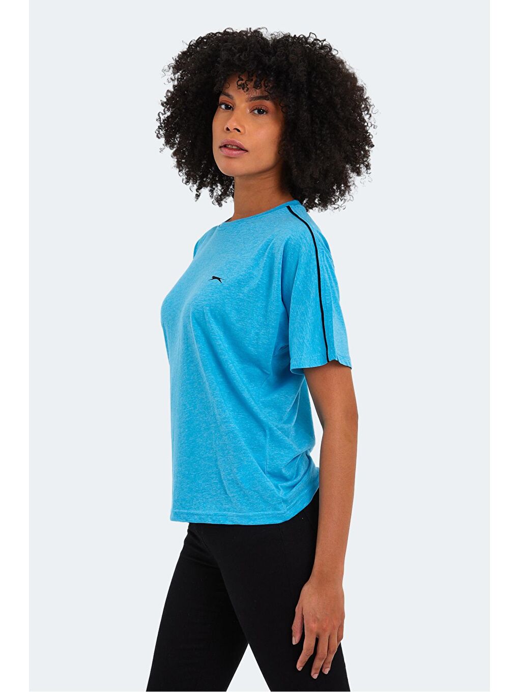 MOYNA Kadın Tişört Mavi-2