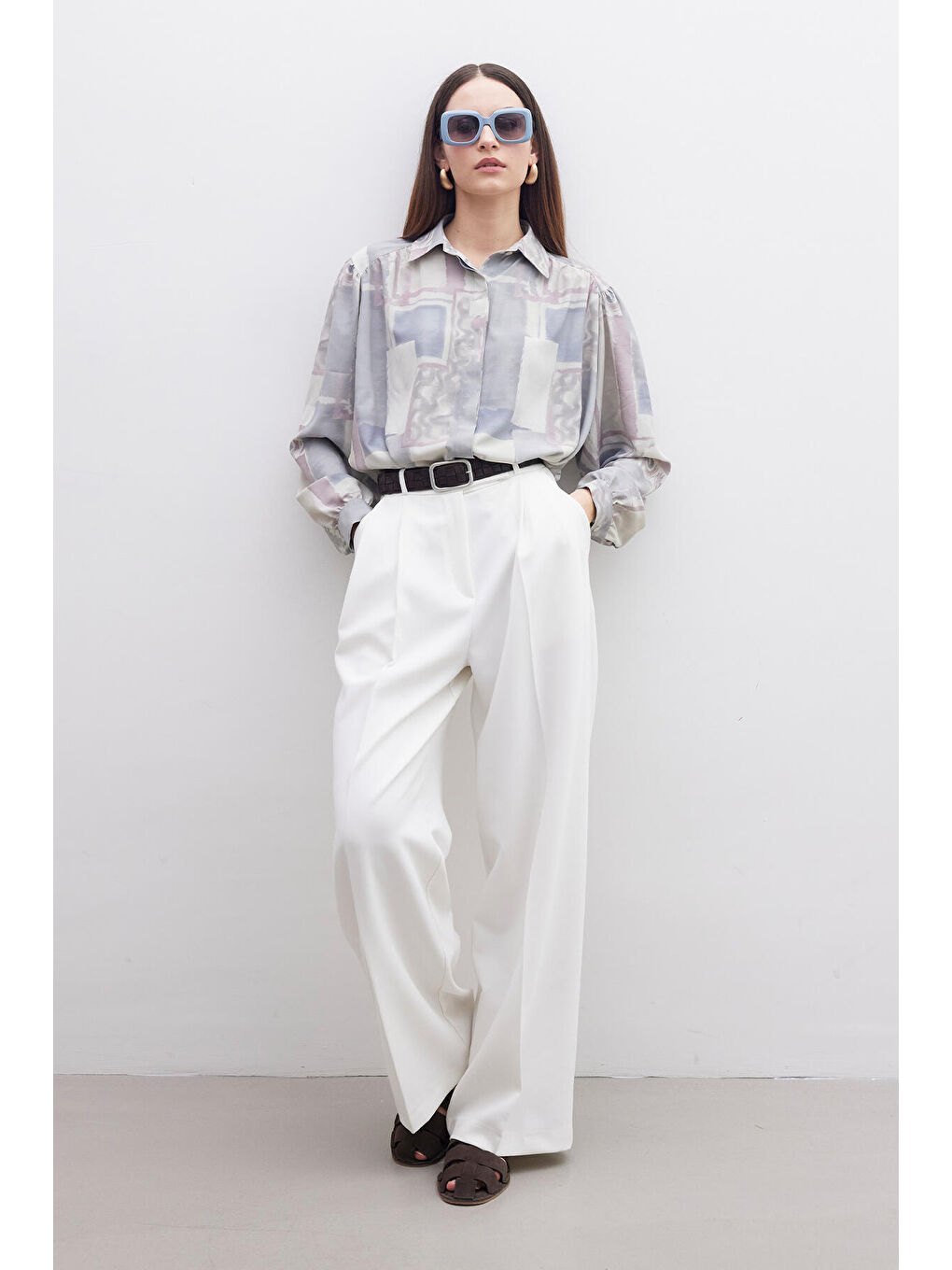 Gri Desenli Gömlek Rustıc-2