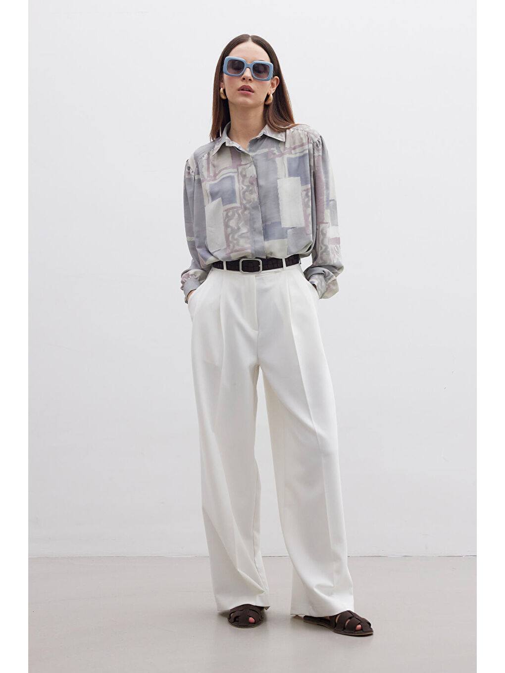 Gri Desenli Gömlek Rustıc-4