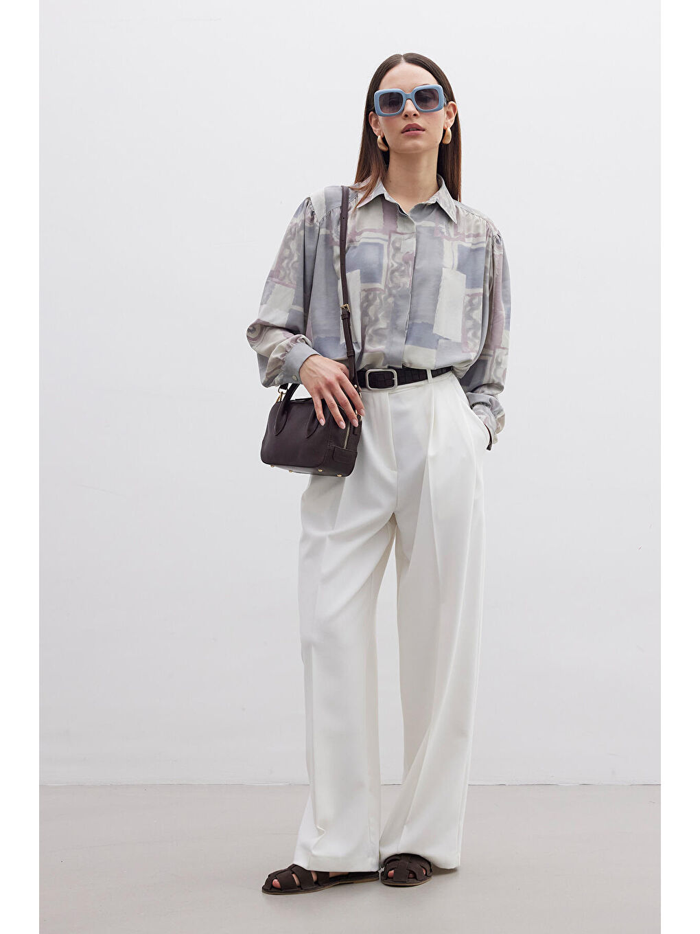 Gri Desenli Gömlek Rustıc-6