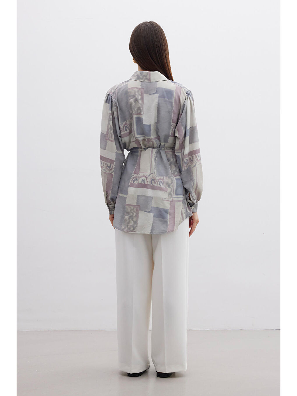 Gri Desenli Gömlek Rustıc-7