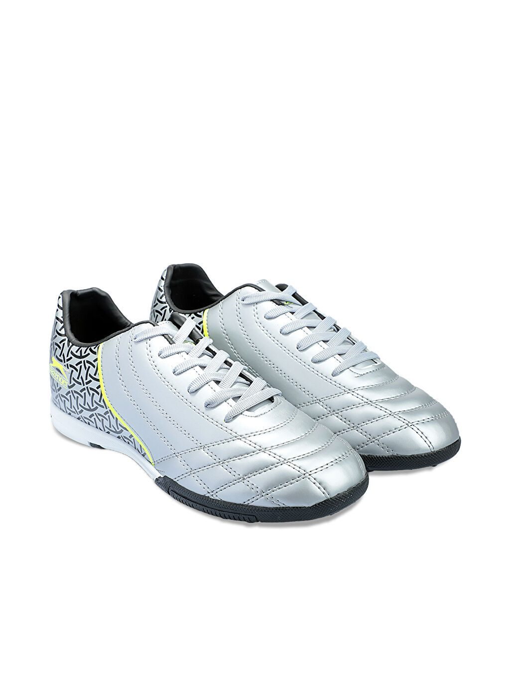 HINO HS Erkek Halı Saha Gri / Siyah Futbol Ayakkabısı-1