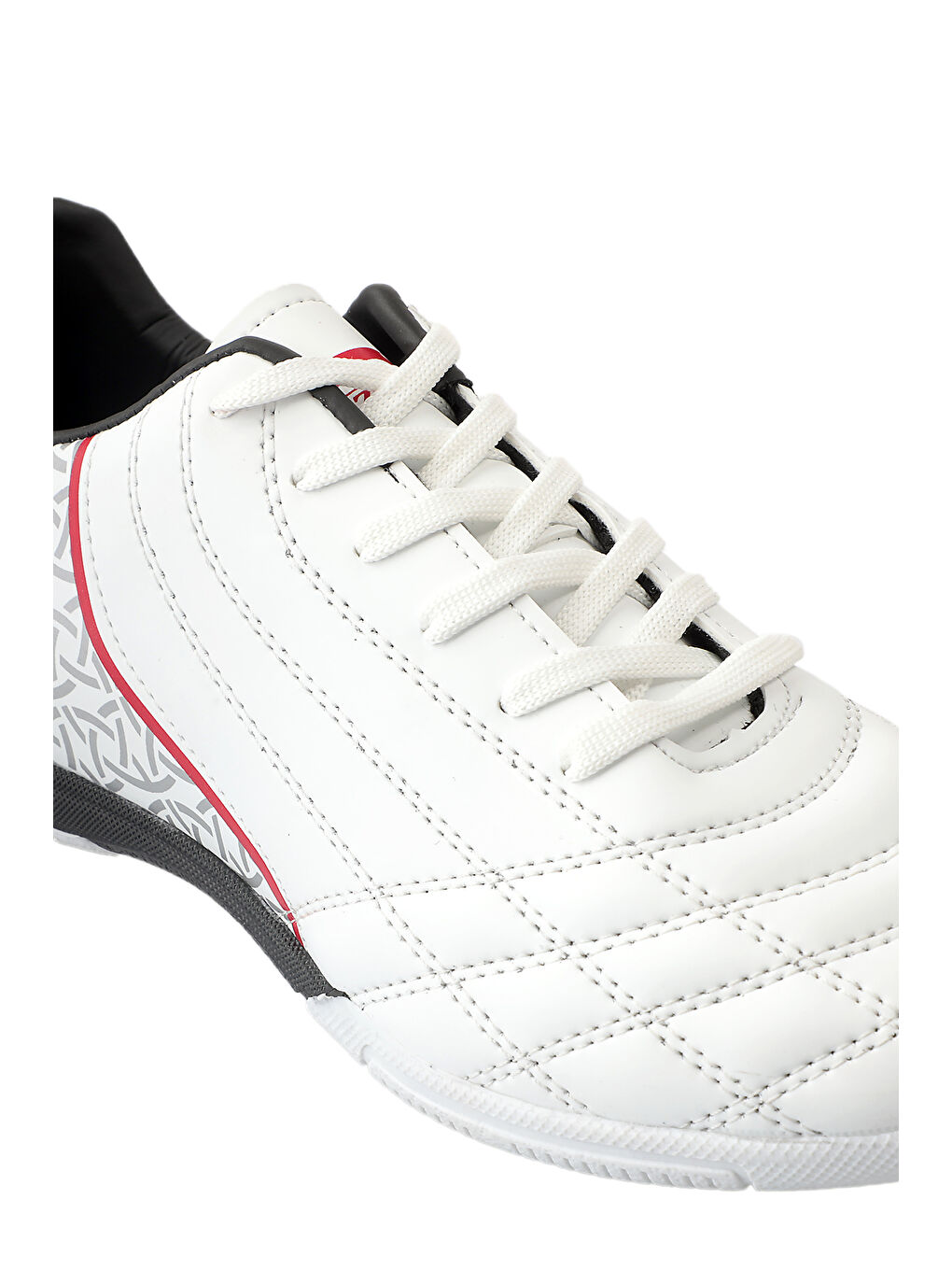 HINO HS Erkek Çocuk Halı Saha Beyaz / Siyah Futbol Ayakkabısı-3