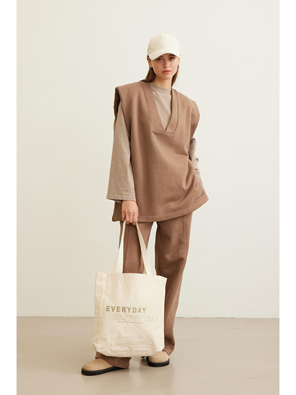 Selected Süveter Kahverengi