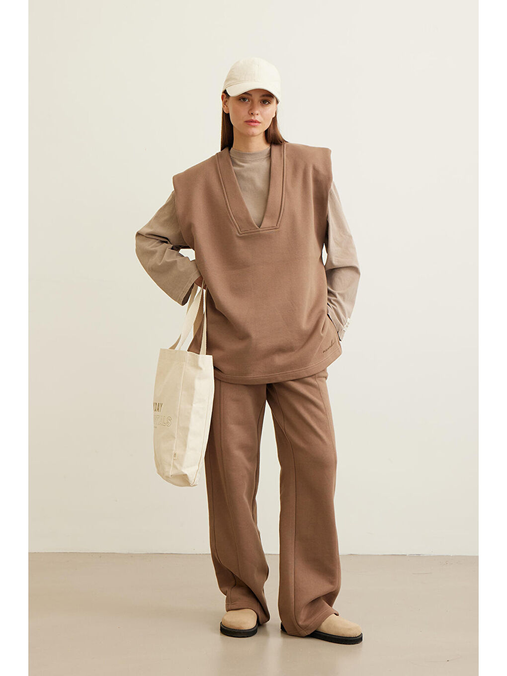 Selected Süveter Kahverengi-1