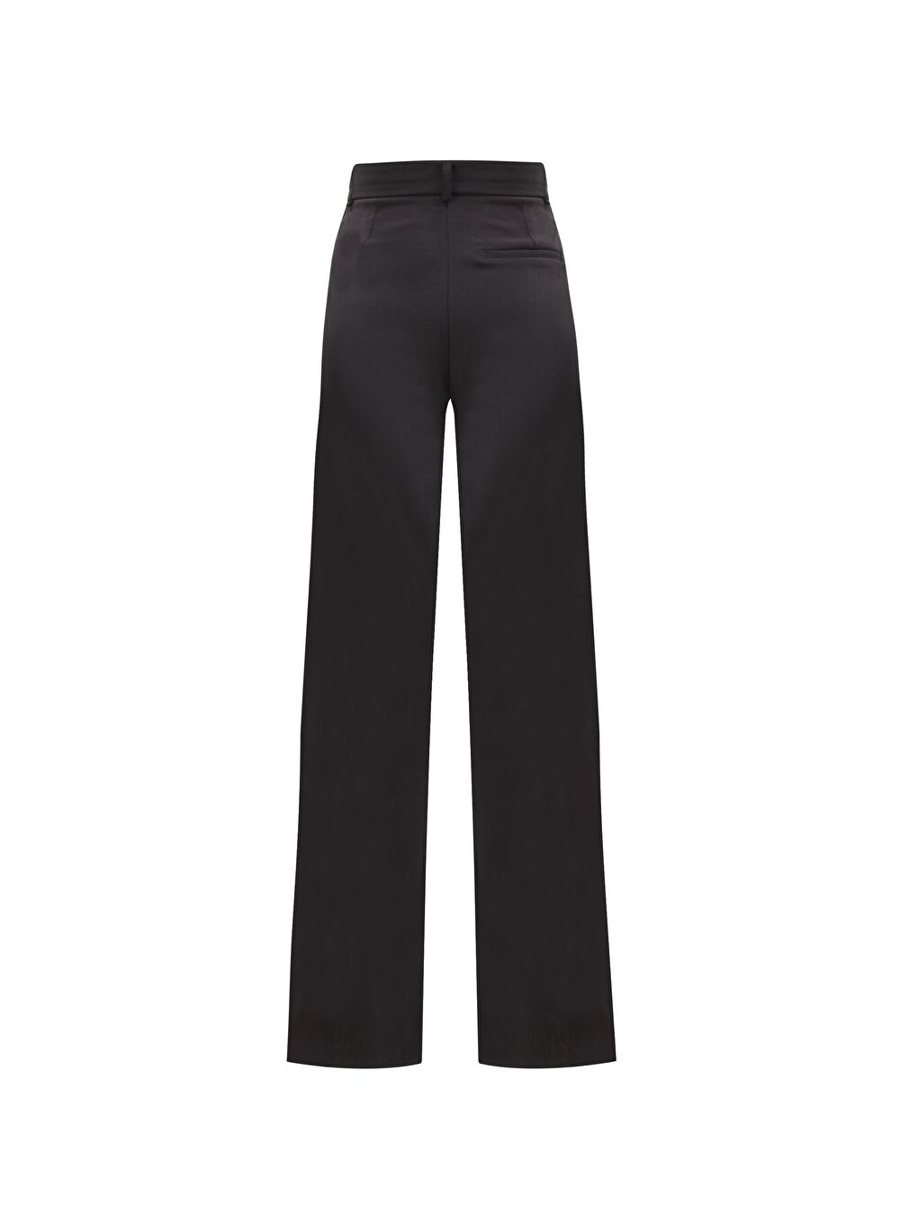 Bol Paça Kumaş Pantolon Siyah-1