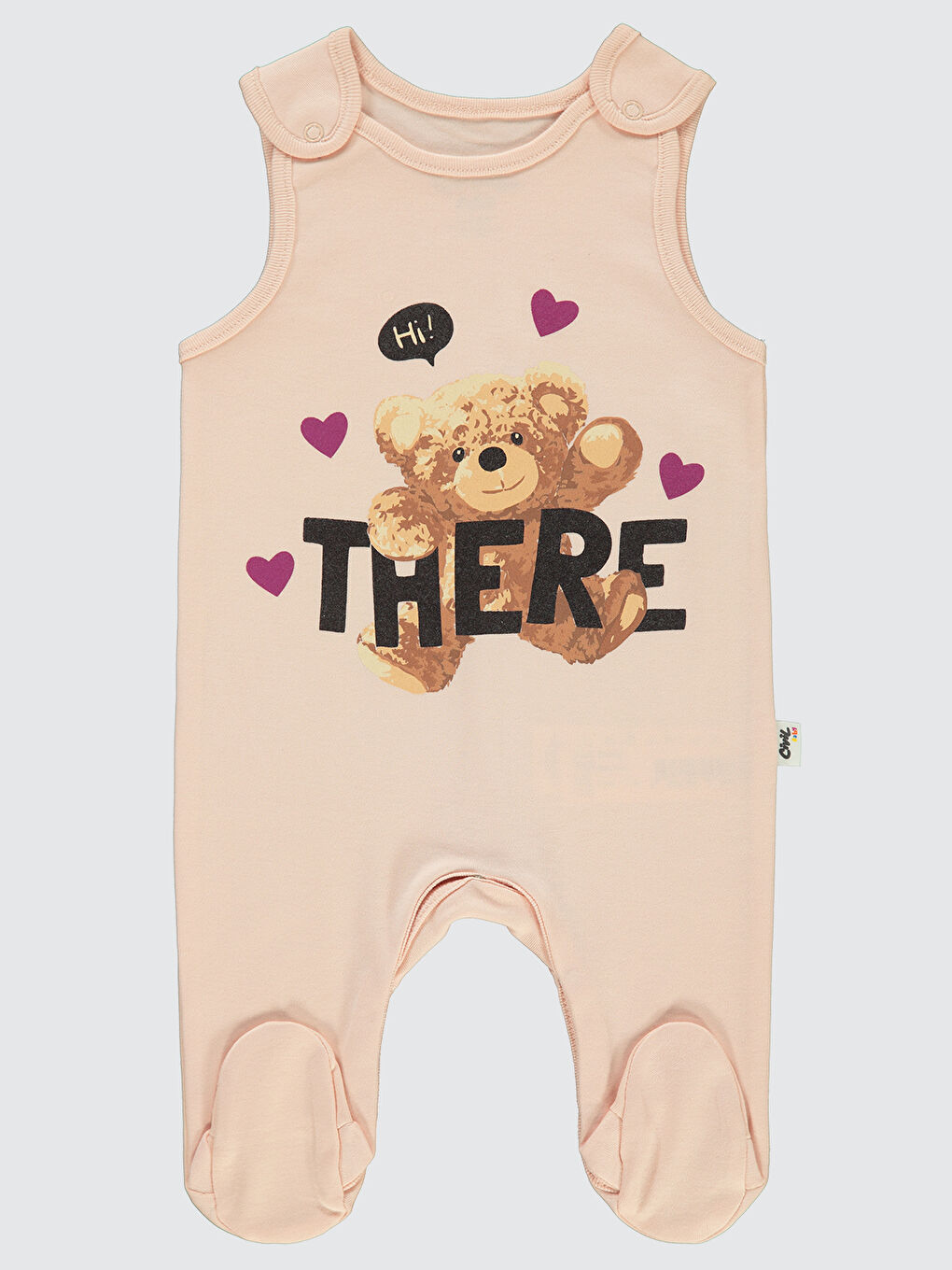 Pembe Baby Kız Bebek Salopet 1-6 Ay Salopet