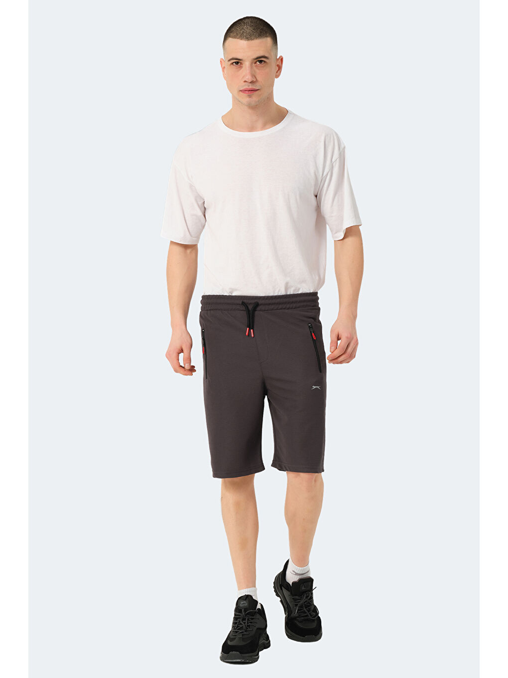 OSAMU Erkek Cepli Koyu Gri Şort