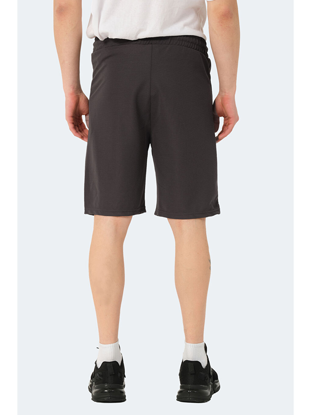 OSAMU Erkek Cepli Koyu Gri Şort-3