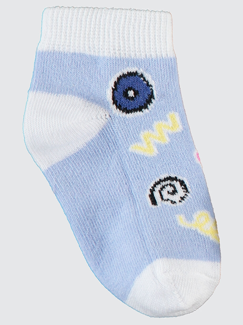 Girls Kız Çocuk 3'lü Patik Çorap 3-12 Yaş Lila-3