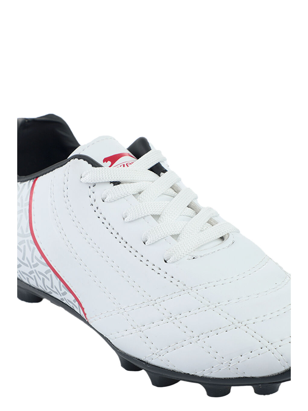 HINO KR Erkek Halı Saha Beyaz / Siyah Futbol Ayakkabısı-3