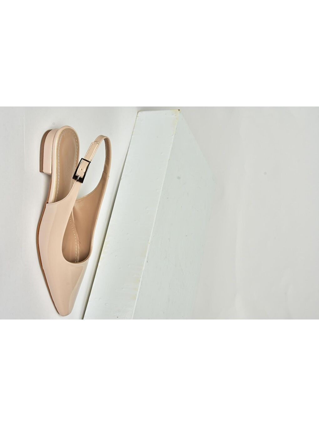 U4046022 Bej Kadın Topuklu Ayakkabı-1