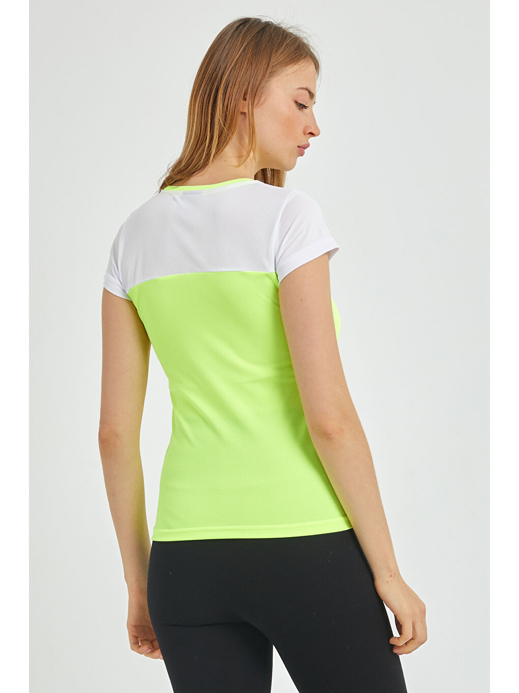 RANDERS IN Kadın Neon Sarı Tişört-3