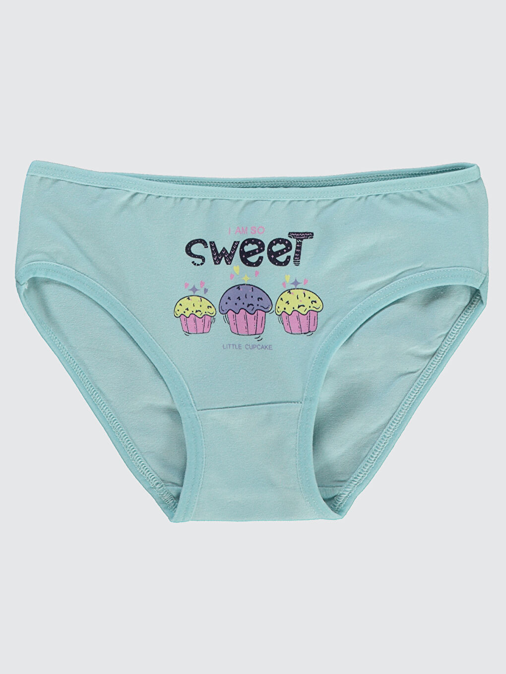 Kız Çocuk Külot 2-10 Yaş Standart Mor Girdap-2