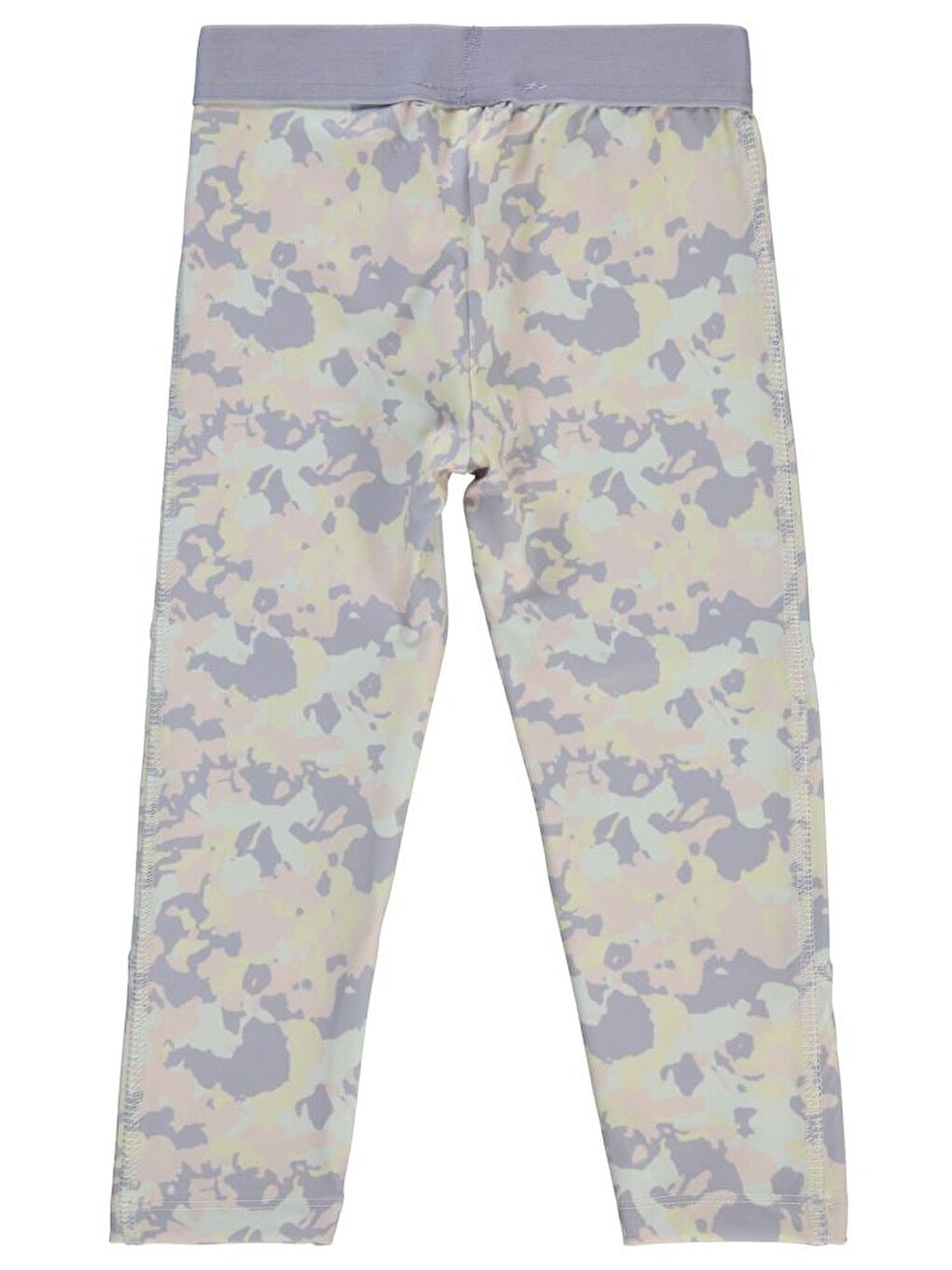 Lila Girls Kamuflaj Baskılı 2-5 Yaş Tayt