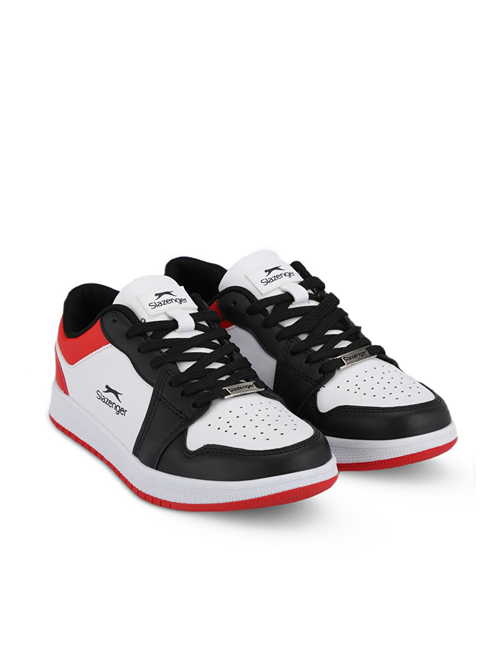 PRINCE I Erkek Beyaz / Siyah / Kırmızı Günlük Spor Ayakkabısı-1