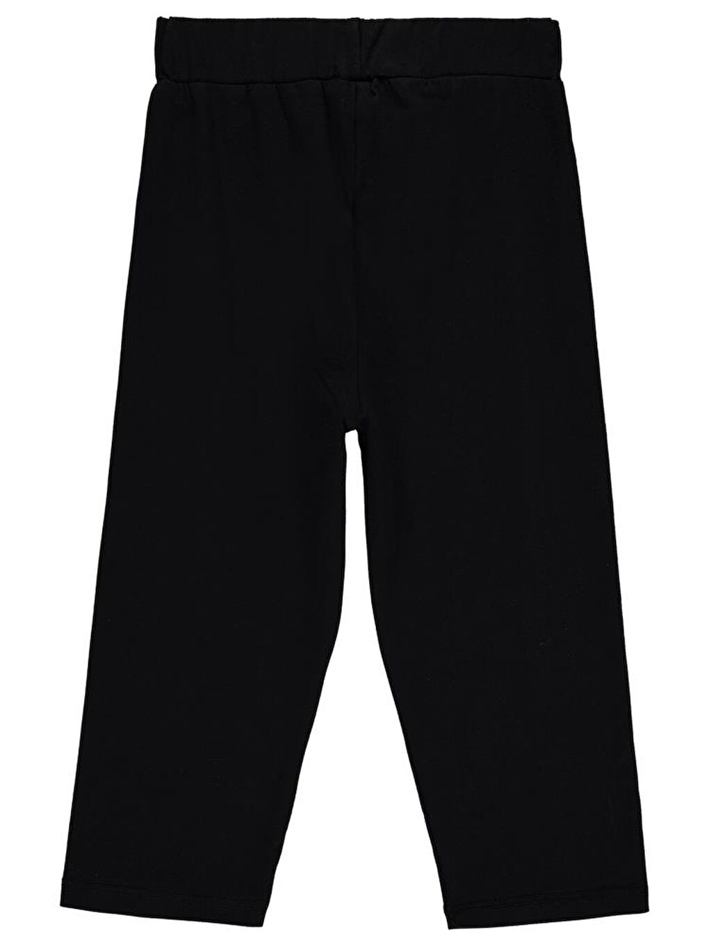 Siyah Girls Grl Pwr Baskılı 10-13 Yaş Tayt-1