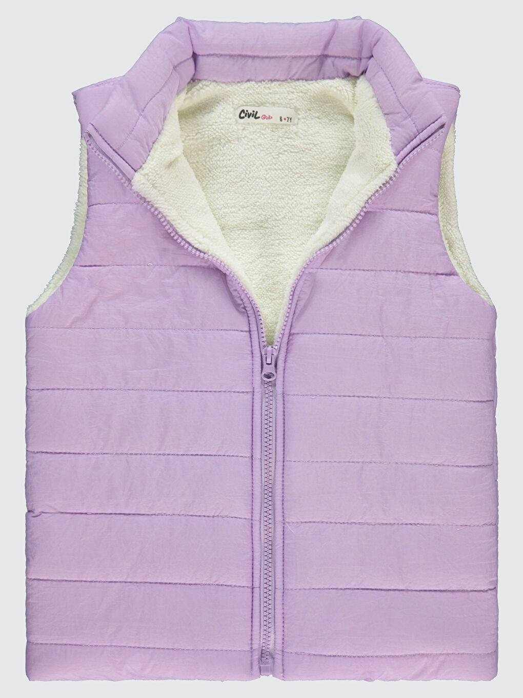 Kız Çocuk Yelek 10-13 Yaş Lila-1