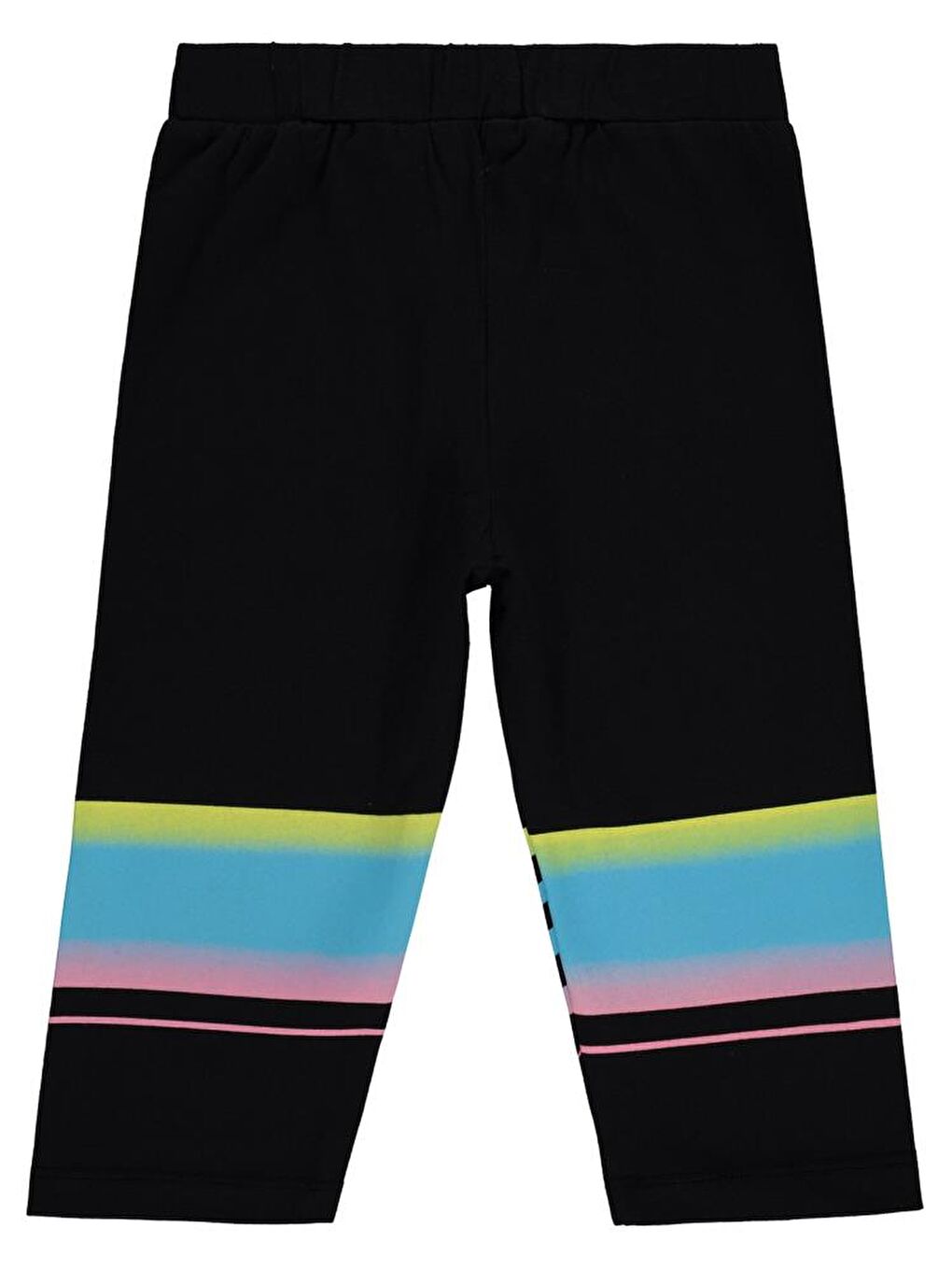 Siyah Girls Dream Baskılı 6-9 Yaş Tayt-1