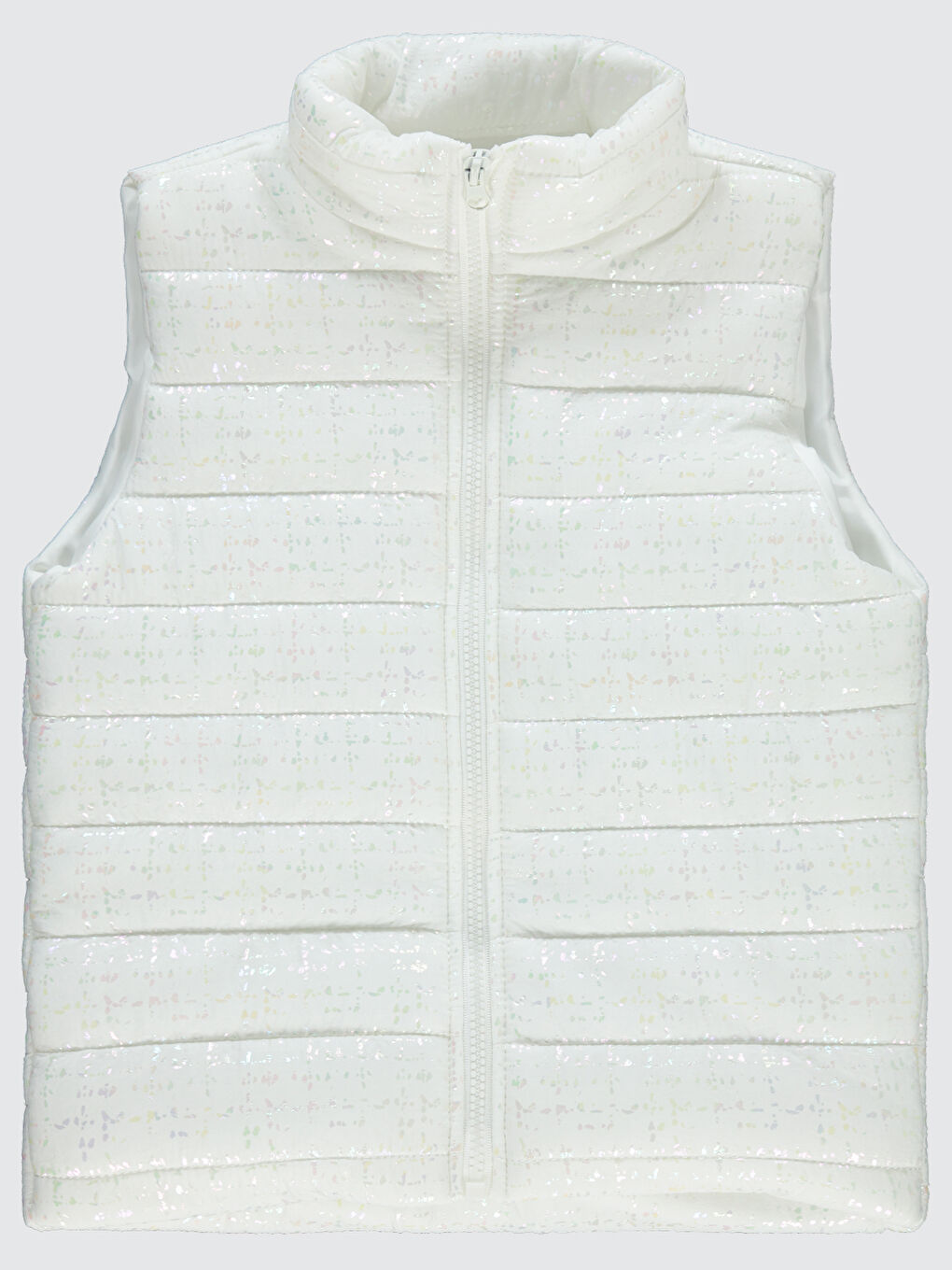 Kız Çocuk Yelek 6-9 Yaş Ekru