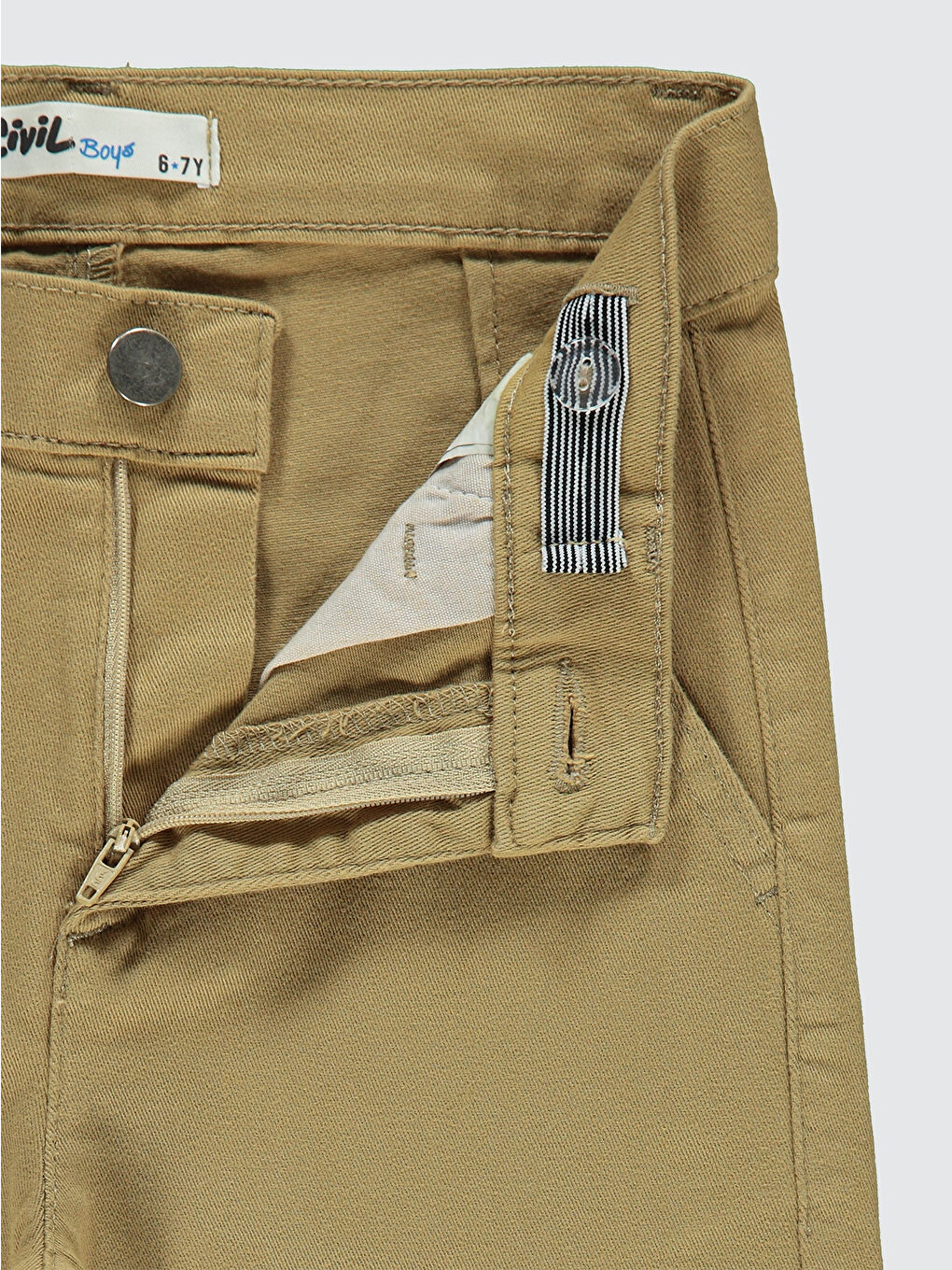 Kahverengi Erkek Çocuk Pantolon 10-13 Yaş Camel-2