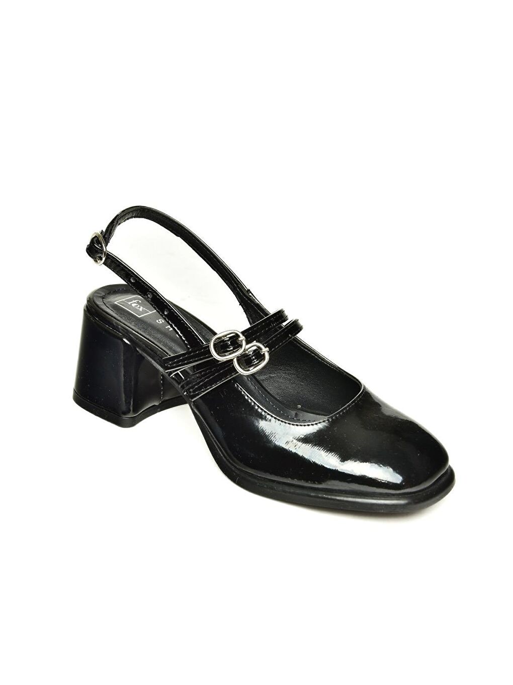 Fox Shoes U5181215 Siyah Kadın Topuklu Ayakkabı - 2