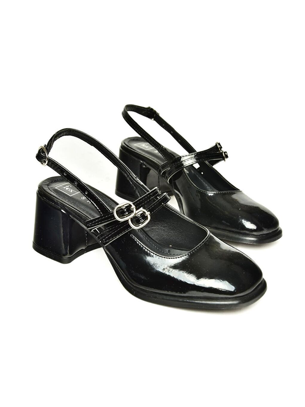 Fox Shoes U5181215 Siyah Kadın Topuklu Ayakkabı - 3