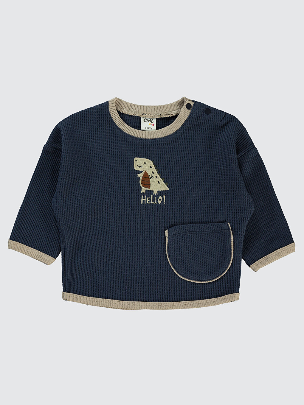 Baby Erkek Bebek Sweatshirt 6-18 Ay Lacivert